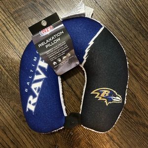 NWT Baltimore Ravens Neck Pillow